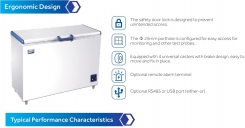 DW-40W255J tủ lạnh âm sâu -40oC thể tích 255 lít – Haier biomedical
