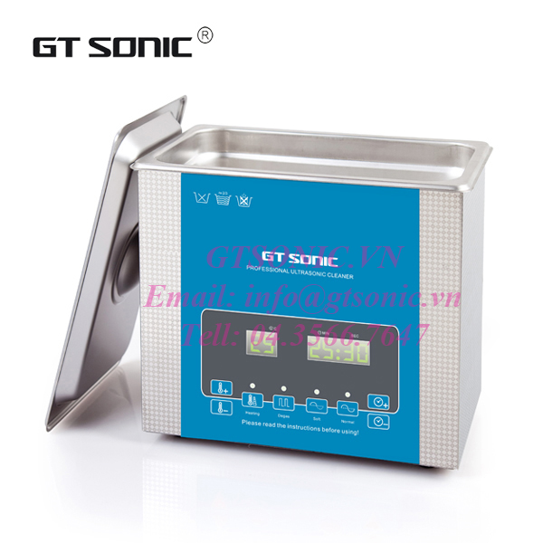 Máy lắc siêu âm 3 lít gtsonic cho phòng thí nghiệm